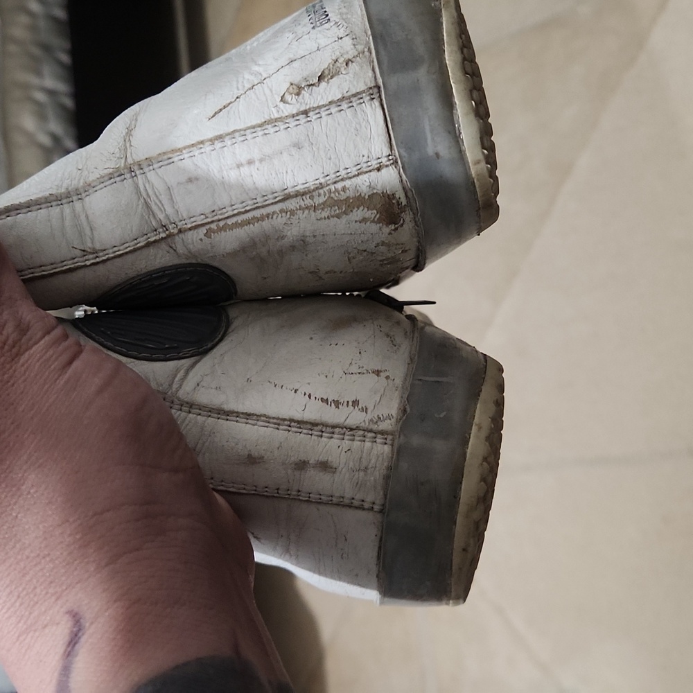 Golden Goose Francy White and Gray High-Top Sneakers Size 43 - Picture 4 of 8